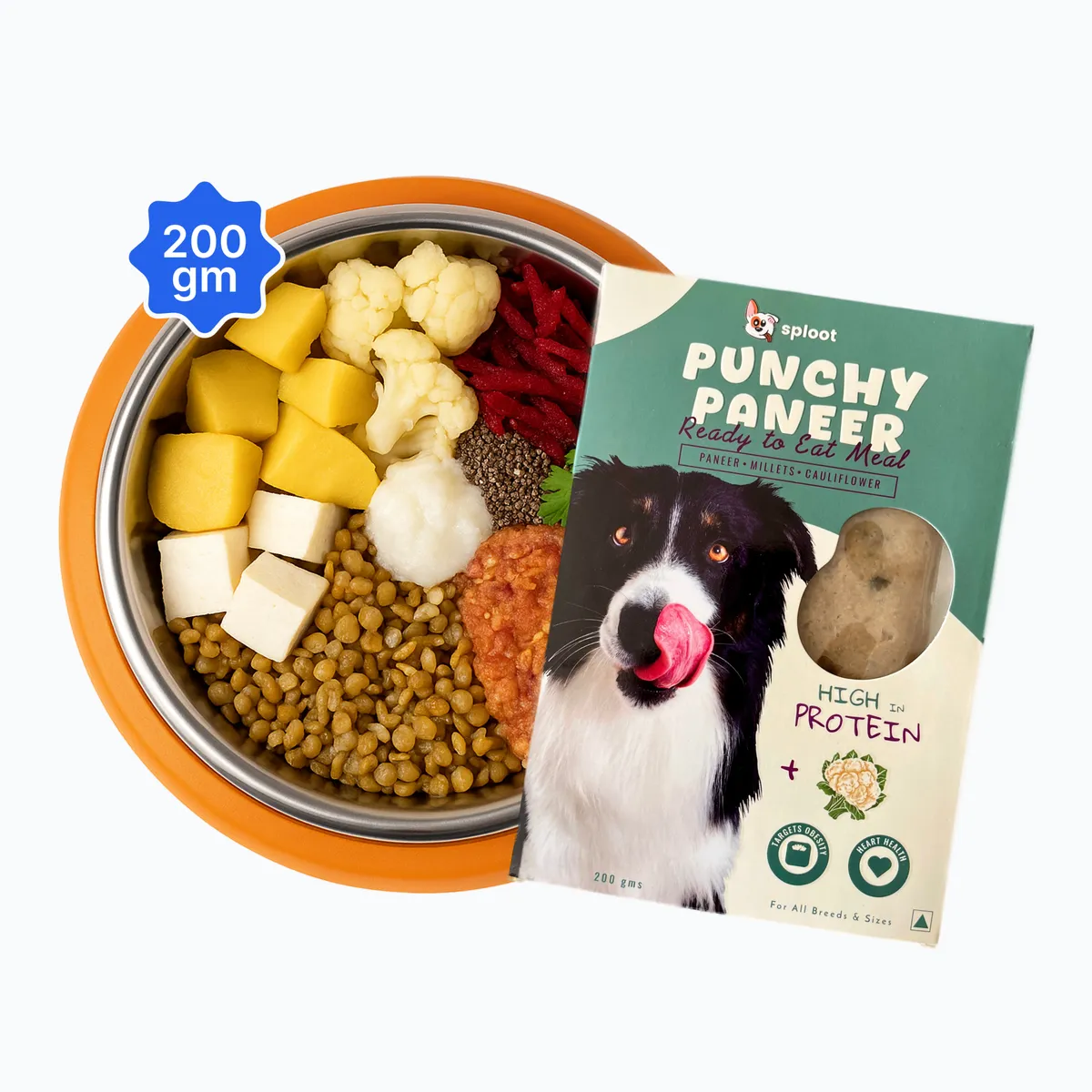 Punchy Paneer Dog Food
